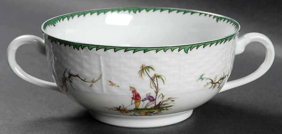 Si Kiang Flat Cream Soup Bowl by Raynaud-1