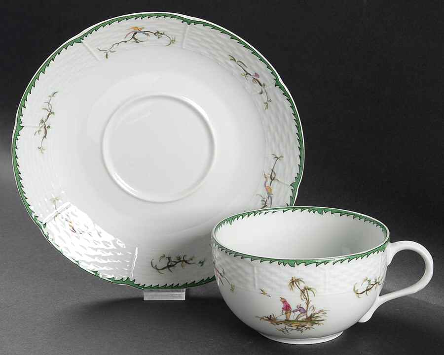 Si Kiang Breakfast Cup & Saucer Set by Raynaud-1