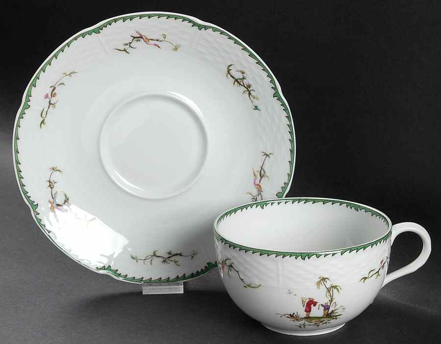 Si Kiang Breakfast Cup & Saucer Set by Raynaud-1
