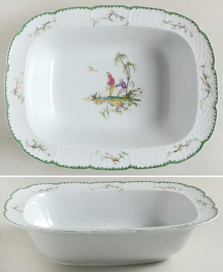 Si Kiang 10" Oval Vegetable Bowl by Raynaud-1
