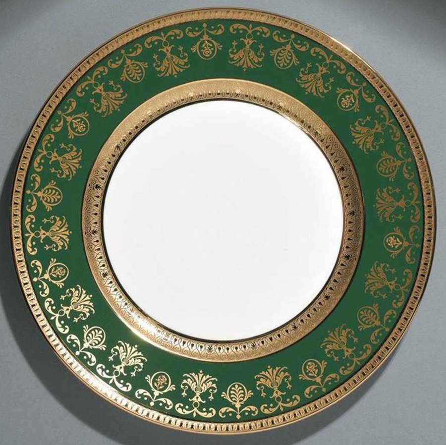 Eugenie Vert Dinner Plate by Raynaud-1