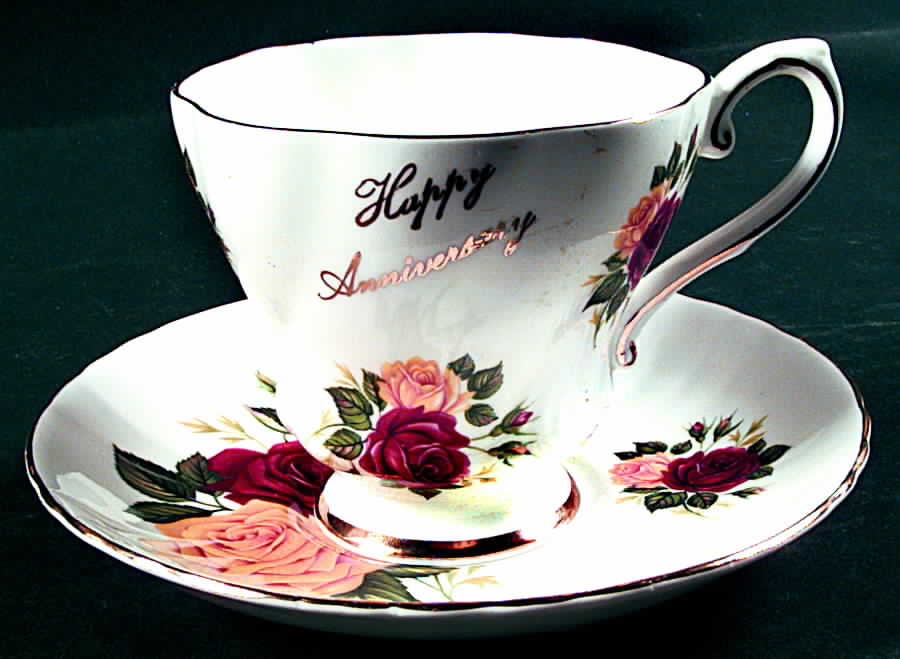 1221 Footed Cup & Saucer Set by Royal Grafton-1