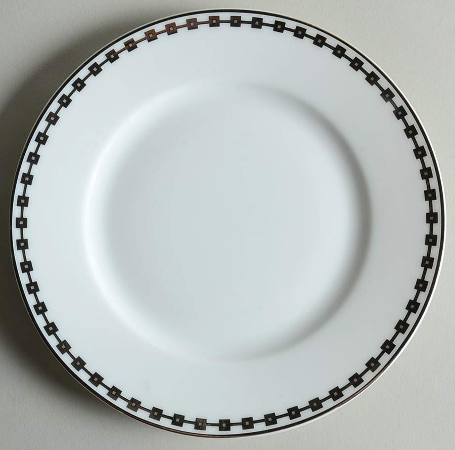 Capuccino Platinum Salad Plate by Raynaud-1
