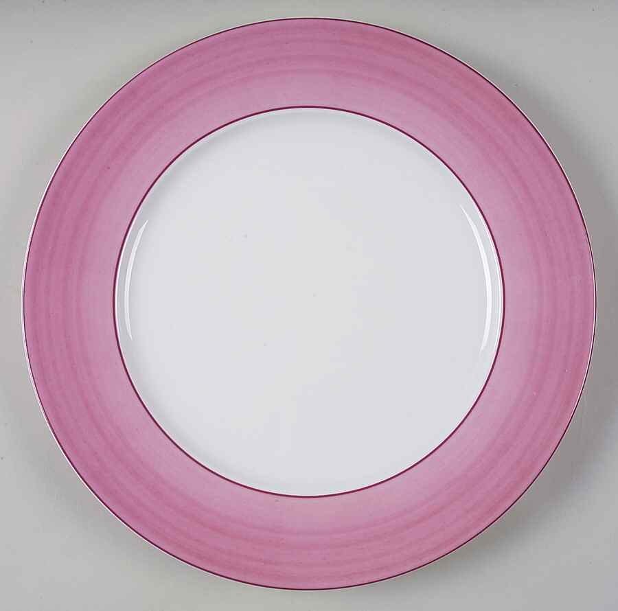 Pareo Pink (No Monograms) Service Plate (Charger) by Raynaud-1