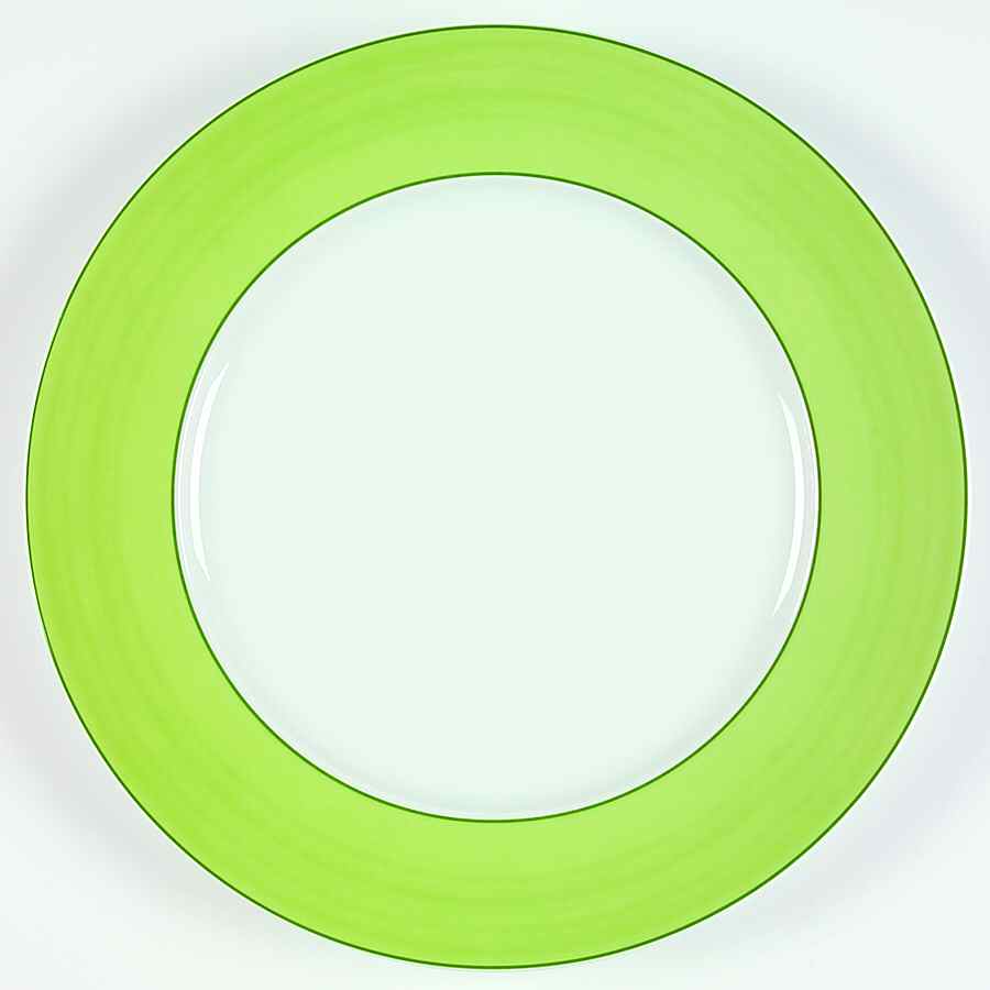 Pareo Green (No Monograms) Service Plate (Charger) by Raynaud-1