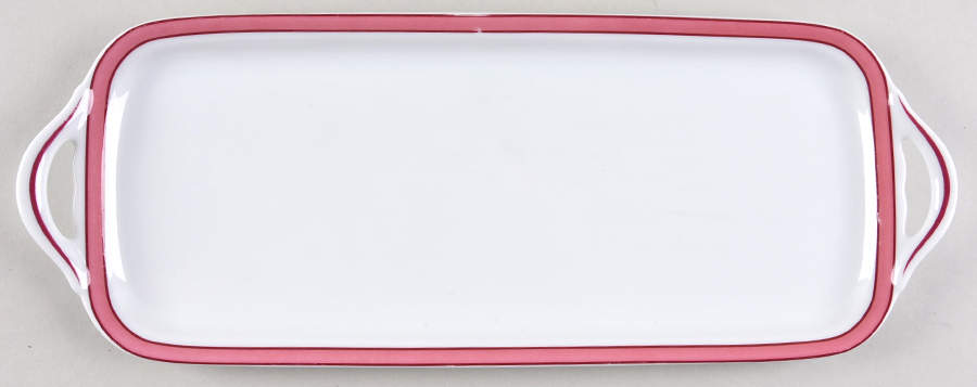 Tropic Pink (No Monogram) 15" Sandwich Tray by Raynaud-1