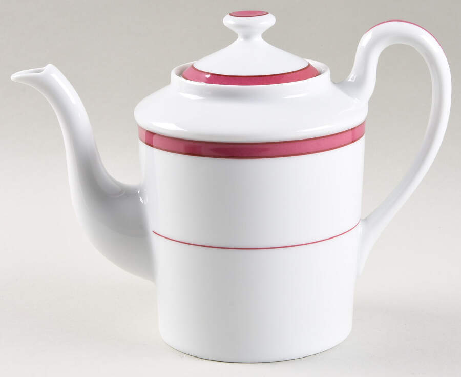 Tropic Pink (No Monogram) Coffee Pot & Lid by Raynaud-1