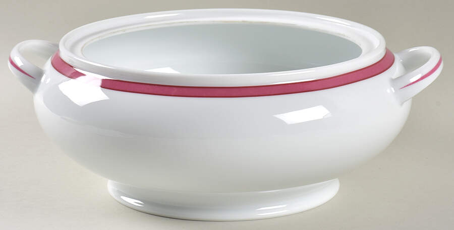 Tropic Pink (No Monogram) Tureen No Lid by Raynaud-1