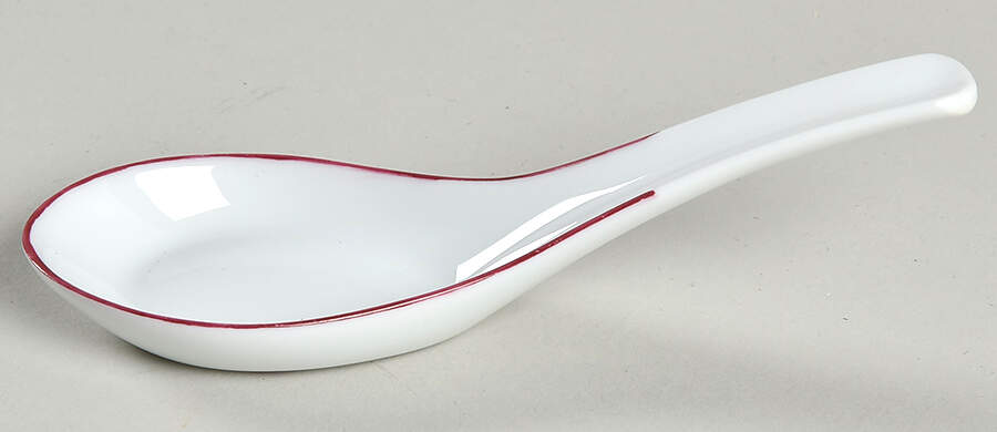 Tropic Pink (No Monogram) Chinese Teaspoon by Raynaud-1
