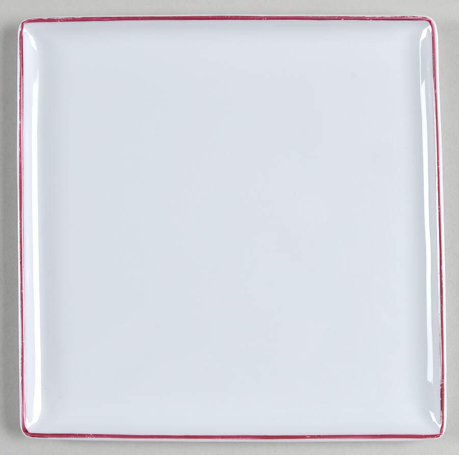 Tropic Pink (No Monogram) 7" Square Plate by Raynaud-1