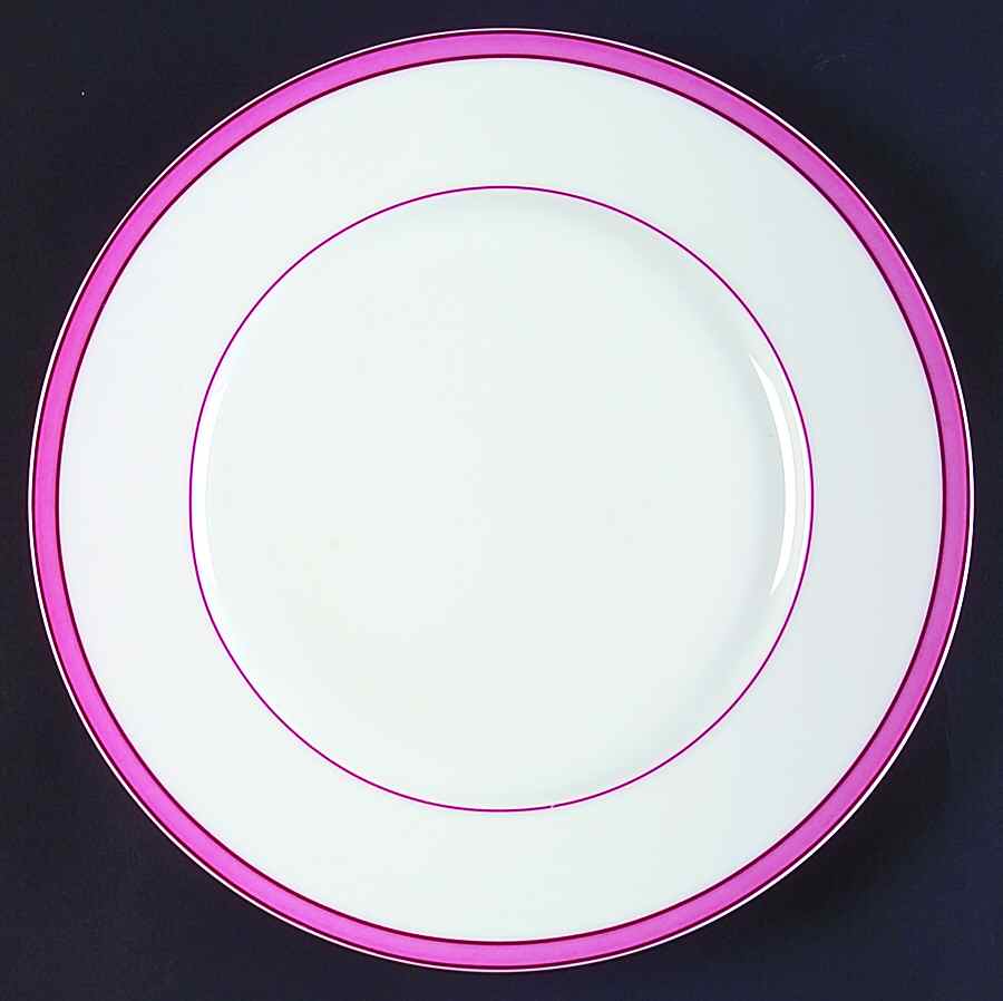 Tropic Pink (No Monogram) Dinner Plate by Raynaud-1