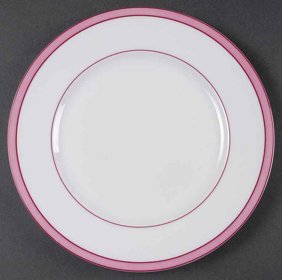 Tropic Pink (No Monogram) Dessert Luncheon Plate by Raynaud-1