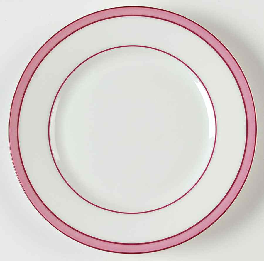 Tropic Pink (No Monogram) Salad Plate by Raynaud-1