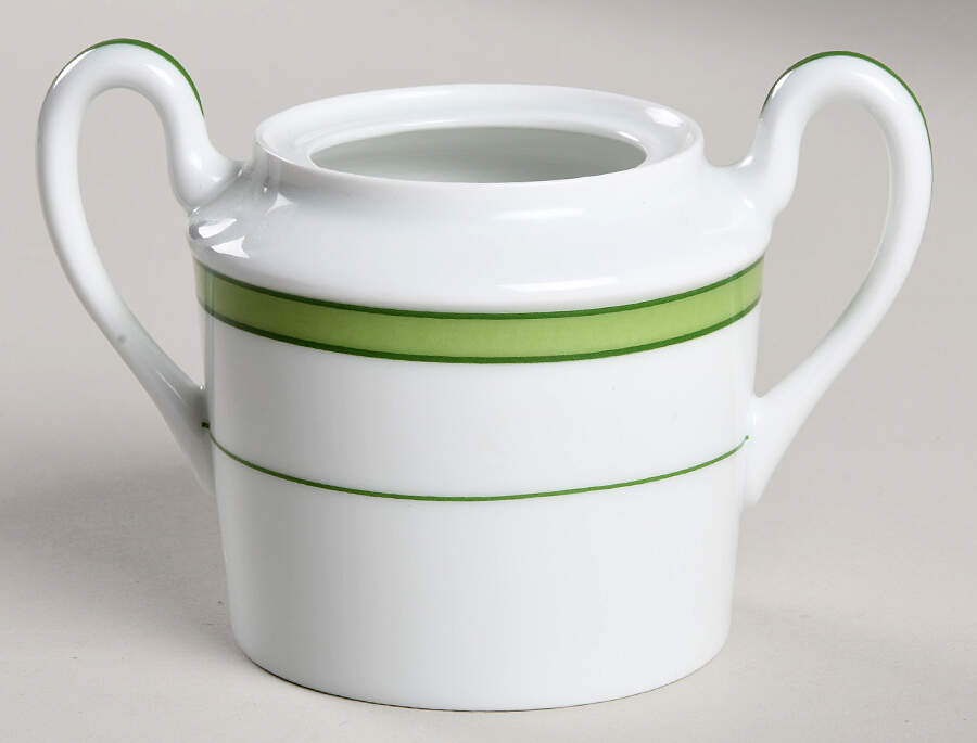 Tropic Green (No Monogram) Sugar Bowl No Lid by Raynaud-1