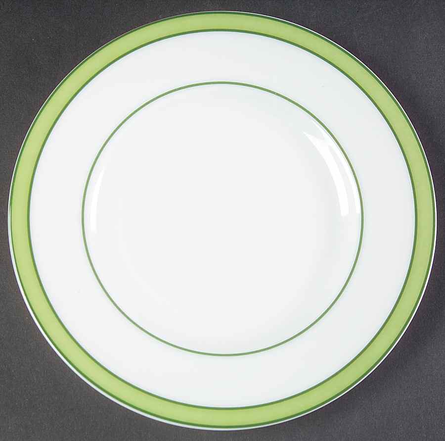 Tropic Green (No Monogram) Bread & Butter Plate by Raynaud-1