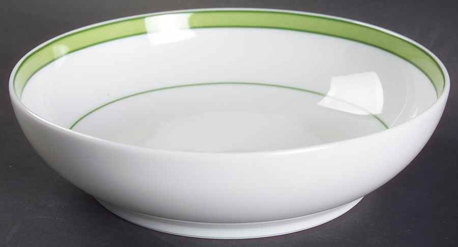 Tropic Green (No Monogram) Coupe Cereal Bowl by Raynaud-1