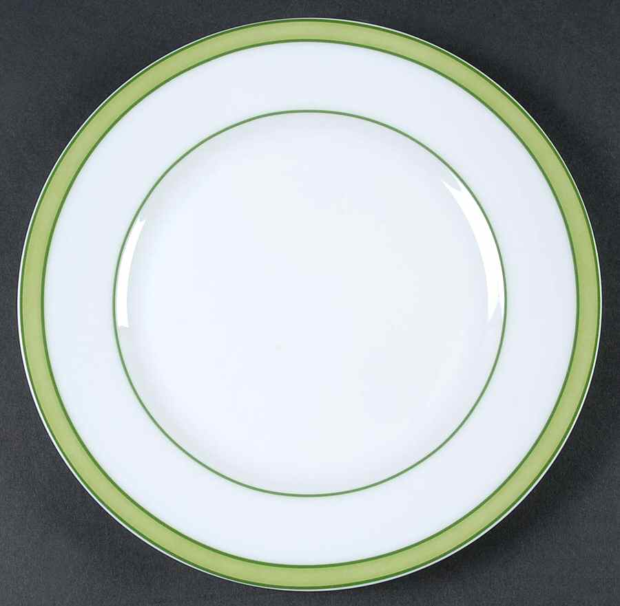 Tropic Green (No Monogram) Salad Plate by Raynaud-1