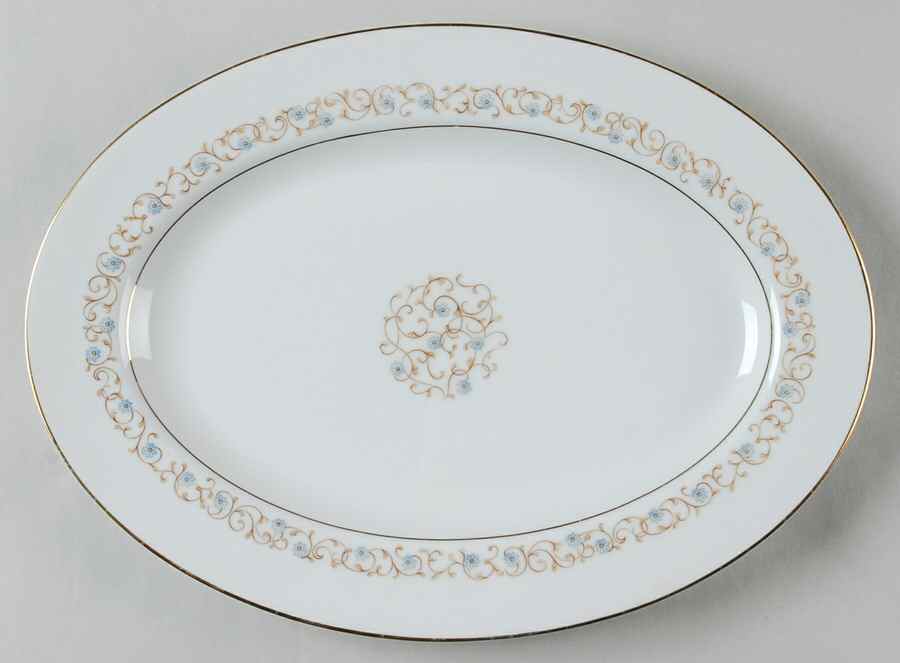 Tamworth 12" Oval Serving Platter by Rose (Japan)-1