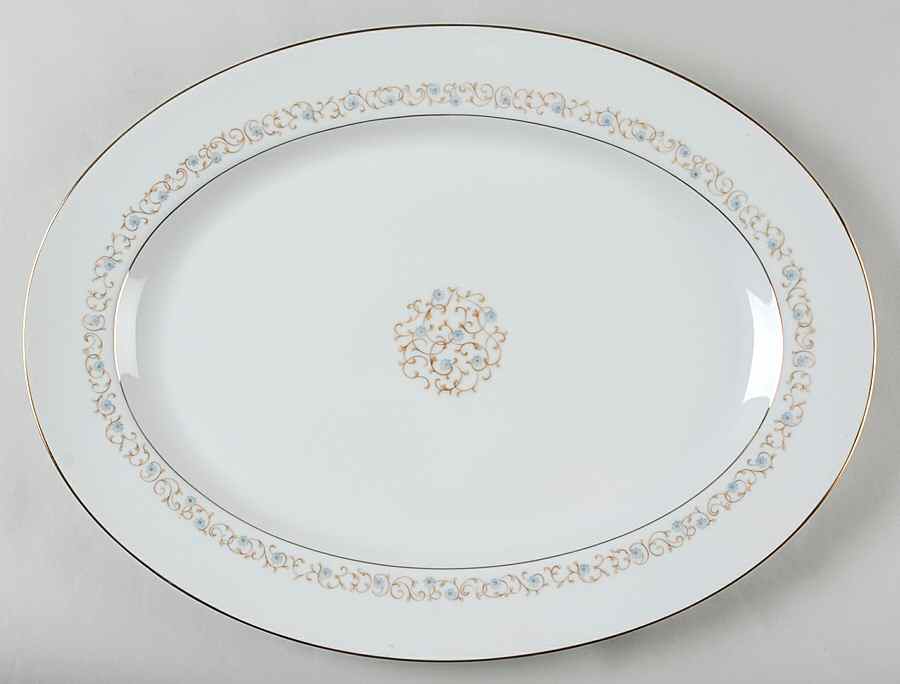 Tamworth 16" Oval Serving Platter by Rose (Japan)-1