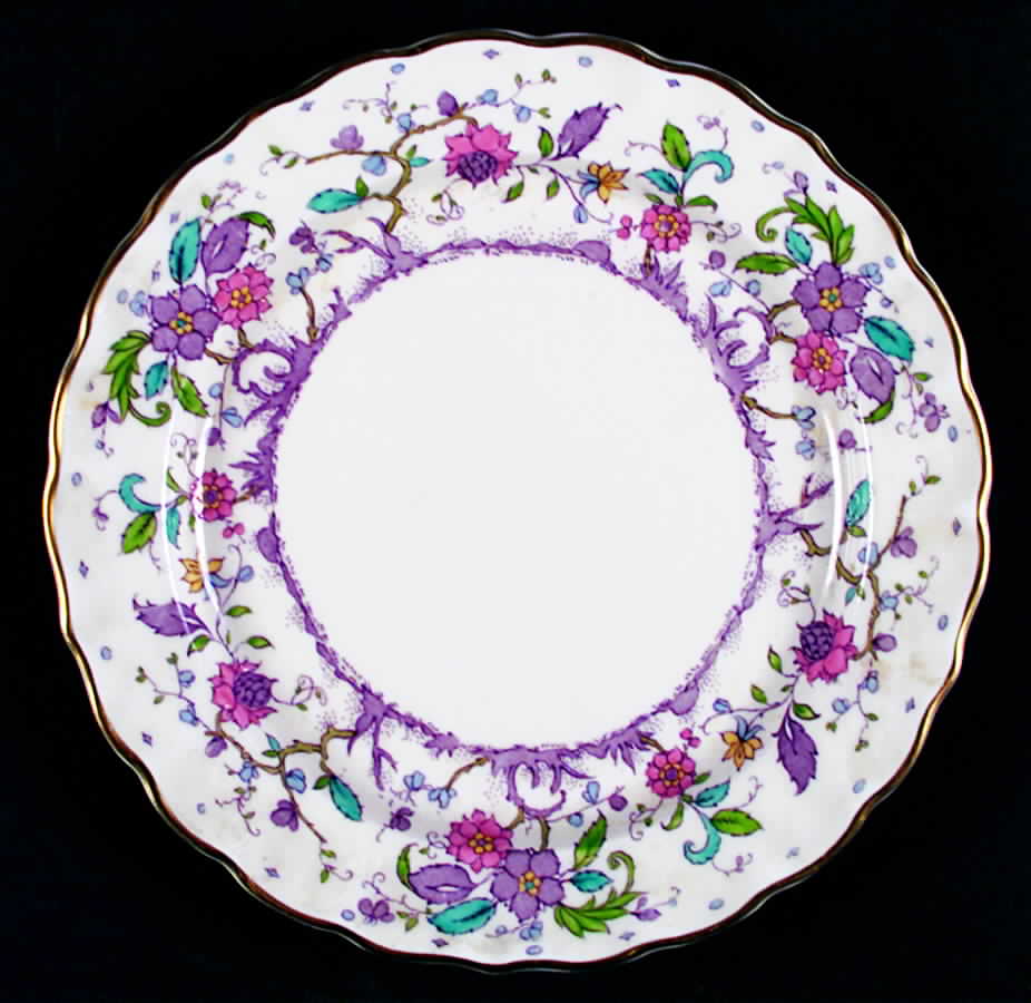 Kashmir (Semiscalloped) Luncheon Plate by Royal Worcester-1