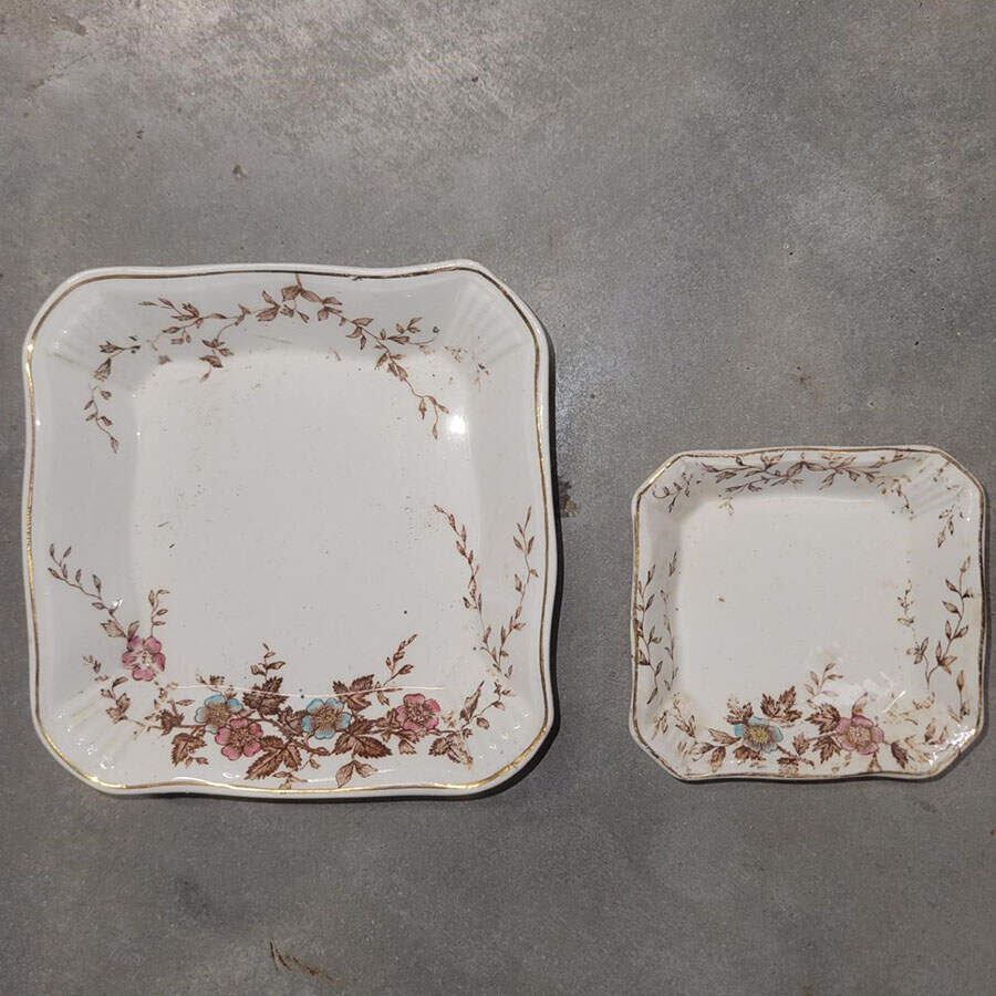 Balmoral 4" Square Ashtray by Ridgway (Ridgways)-1