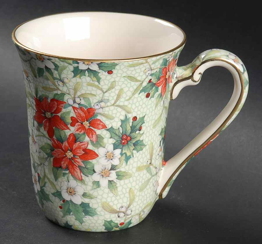 Christmas Chintz (Earthenware, Circa1995) Mug by Royal Winton-1