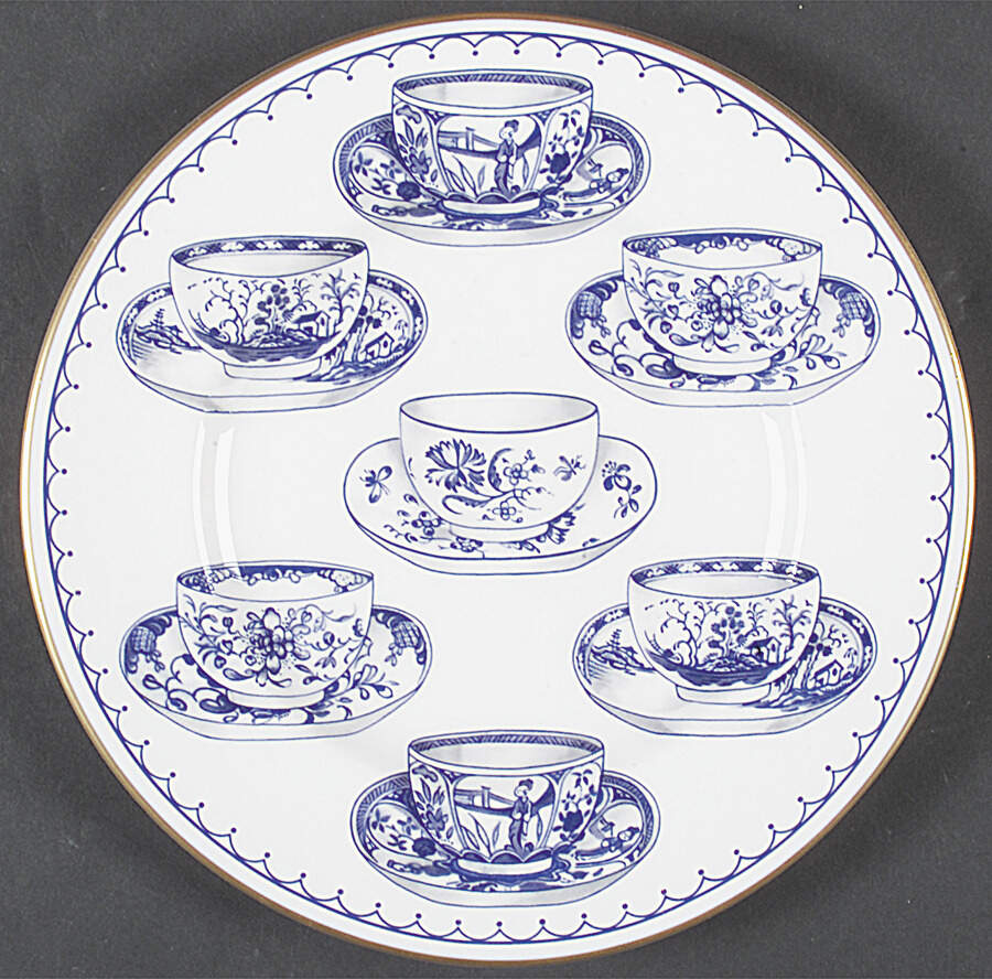 Cup of Cups Salad Plate by Royal Worcester-1