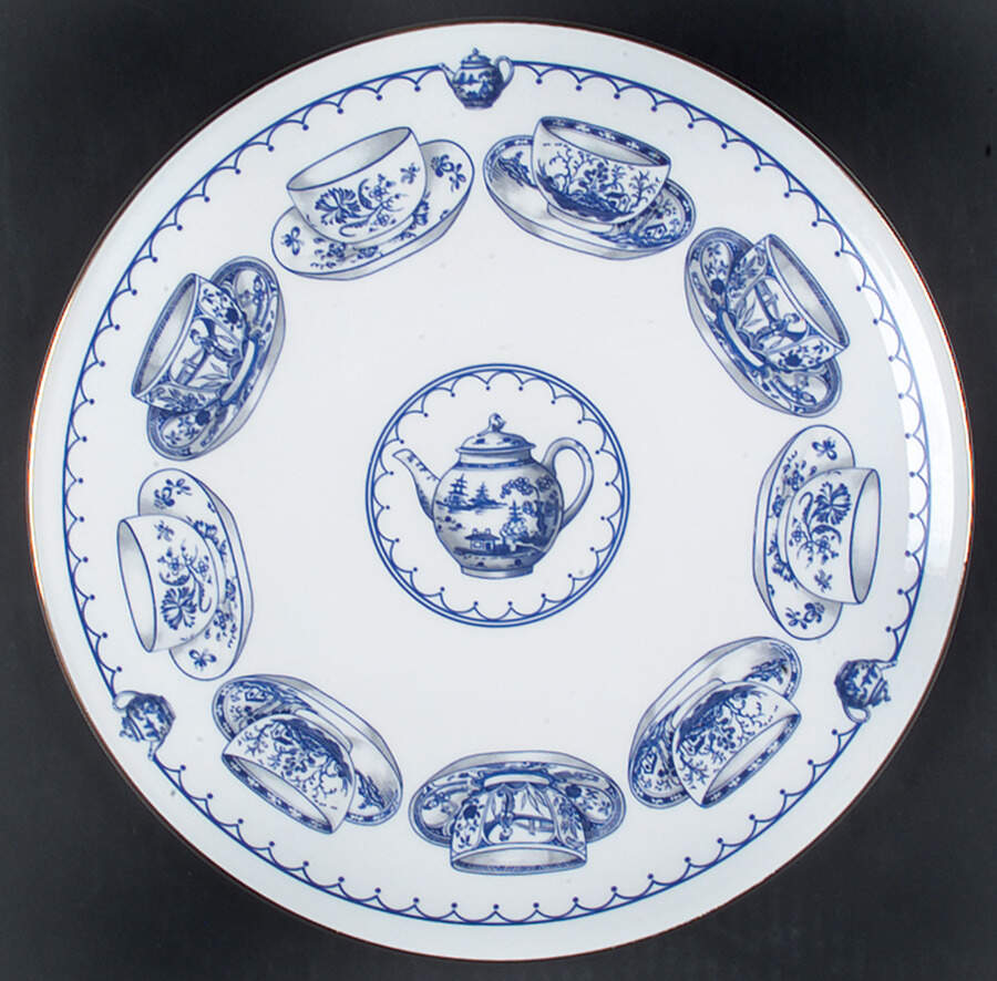 Cup of Cups Cake Plate by Royal Worcester-1