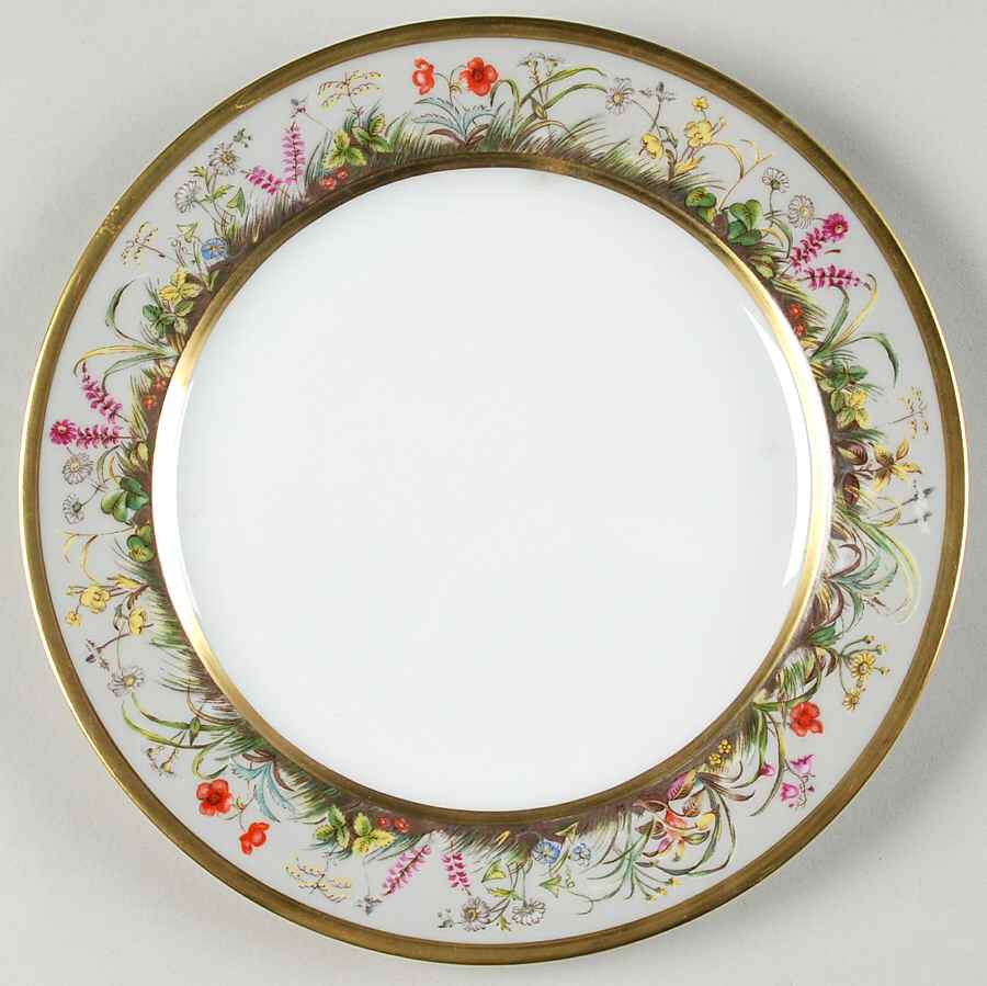 Fleurs Des Champs Salad/Dessert Plate by Royale (France)-1