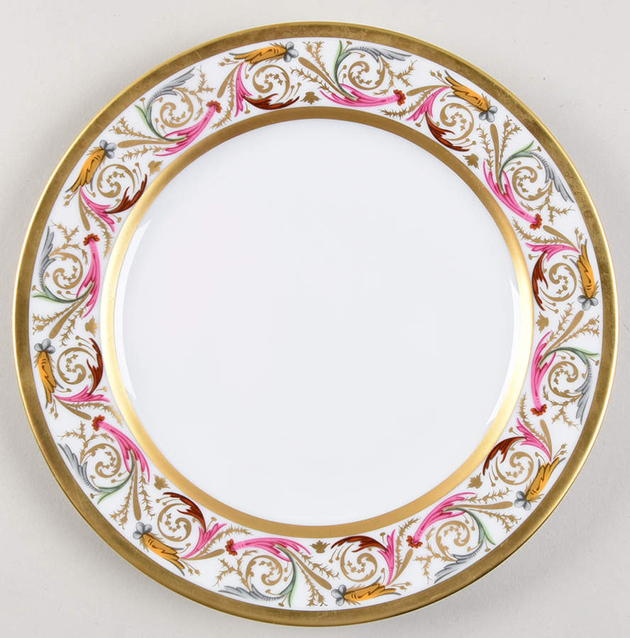 Rinceaux Salad Plate by Royale (France)-1