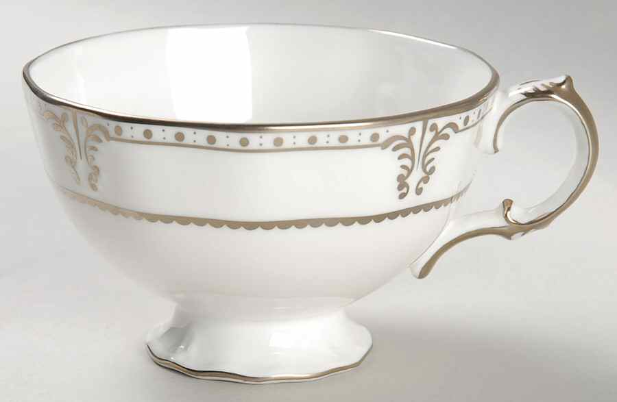 Elizabeth (Platinum Trim) Footed Cup by Royal Crown Derby-1
