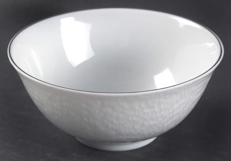 Mineral Platinum (All Glossy) Chinese Bowl by Raynaud-1