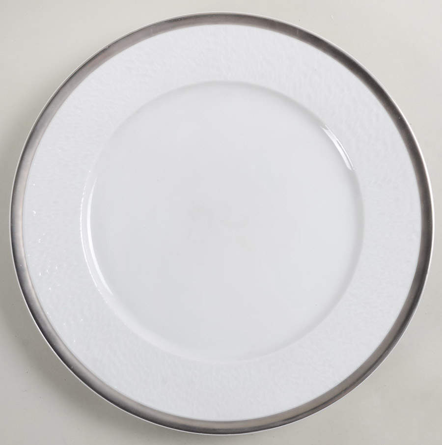 Mineral Platinum (All Glossy) Service Plate (Charger) by Raynaud-1