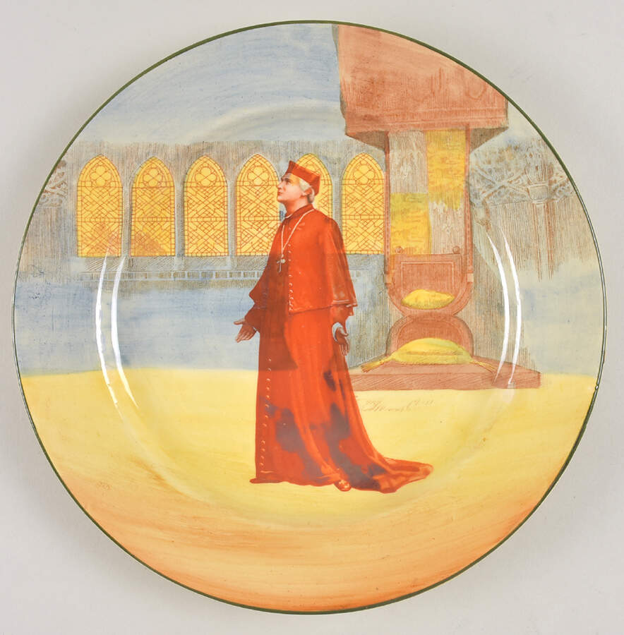 Shakespeare Series G (Earthenware) Dinner Plate by Royal Doulton-1