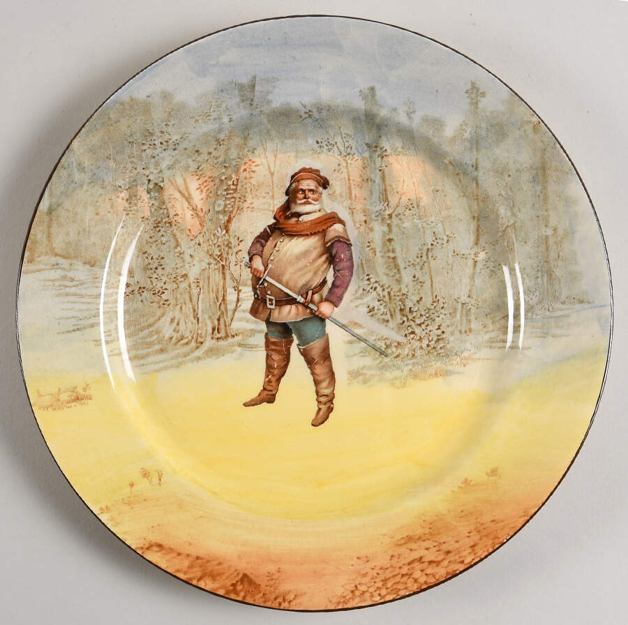 Shakespeare Series G (Earthenware) Luncheon Plate by Royal Doulton-1