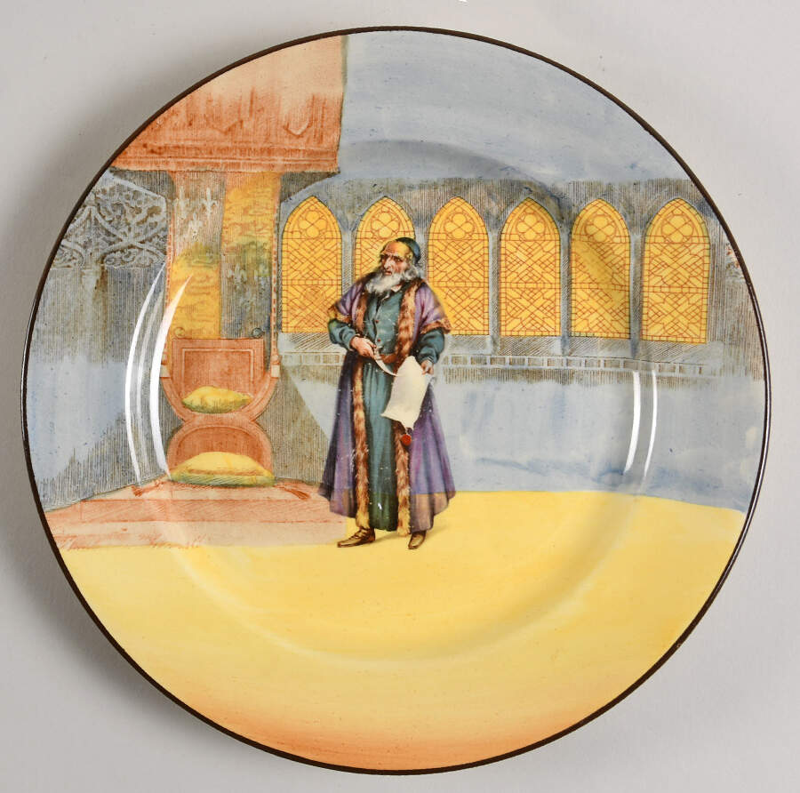 Shakespeare Series G (Earthenware) Luncheon Plate by Royal Doulton-1