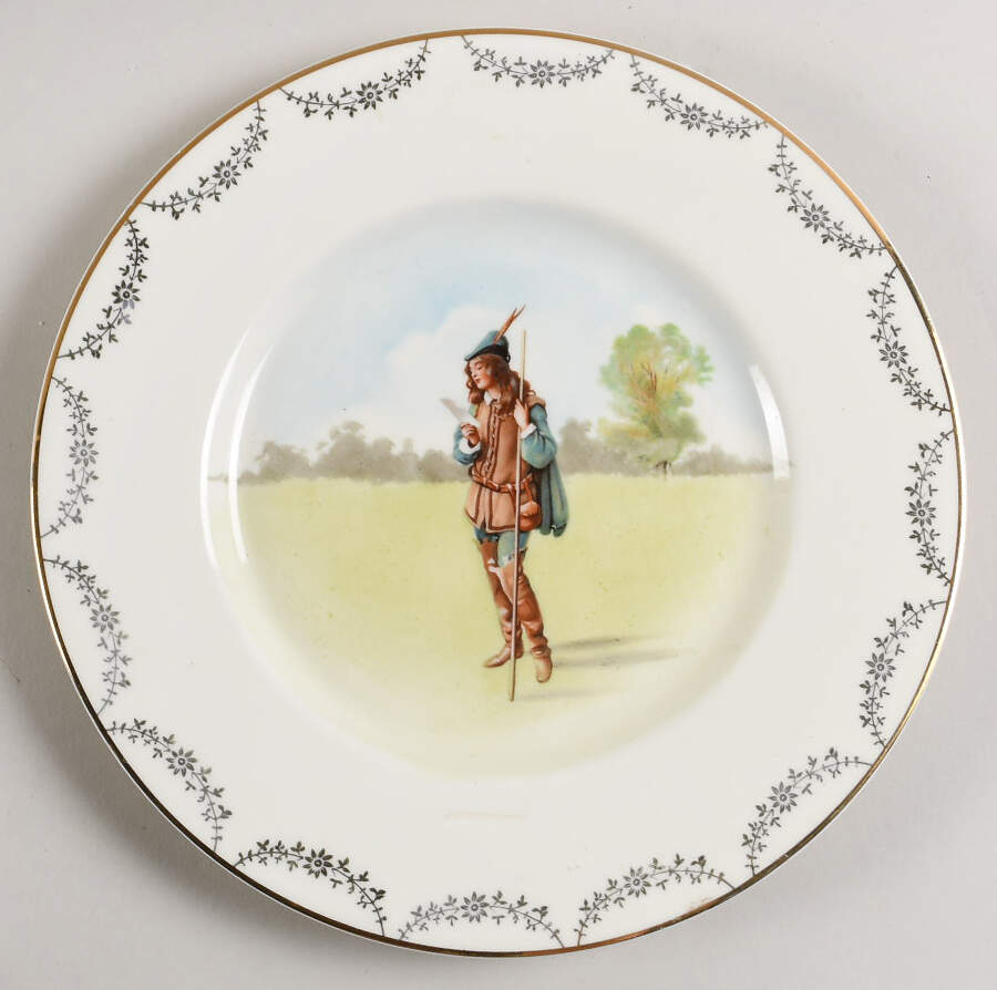 Shakespeare Series G (Earthenware) Dinner Plate by Royal Doulton-1