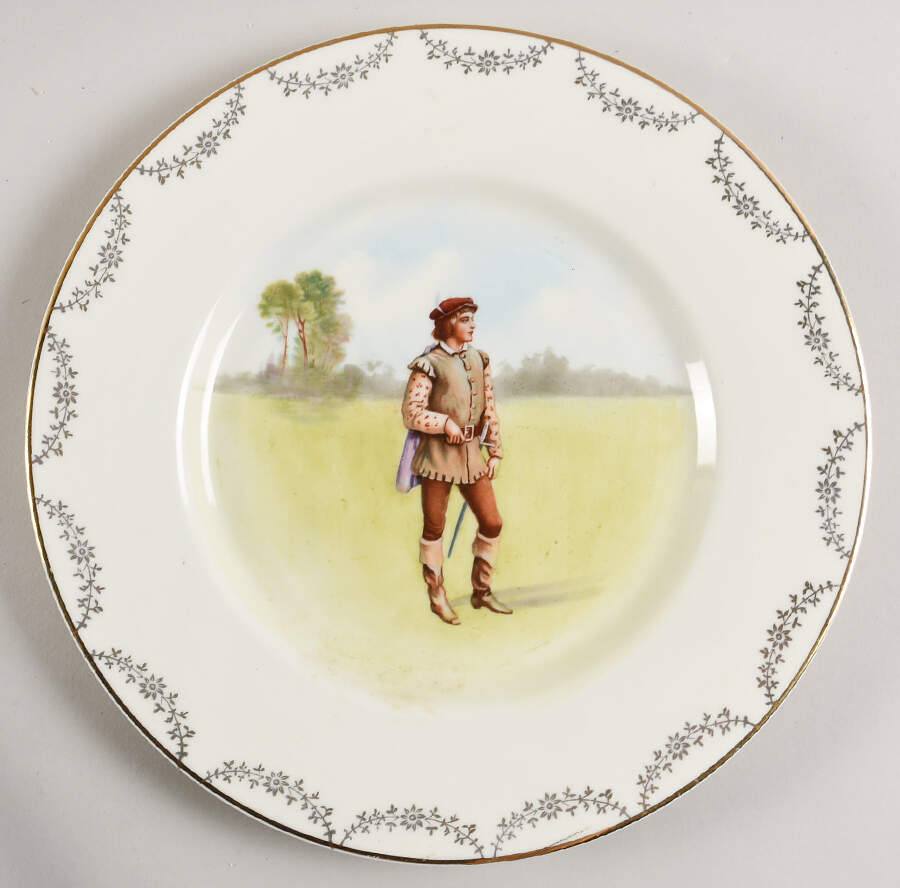 Shakespeare Series G (Earthenware) Dinner Plate by Royal Doulton-1