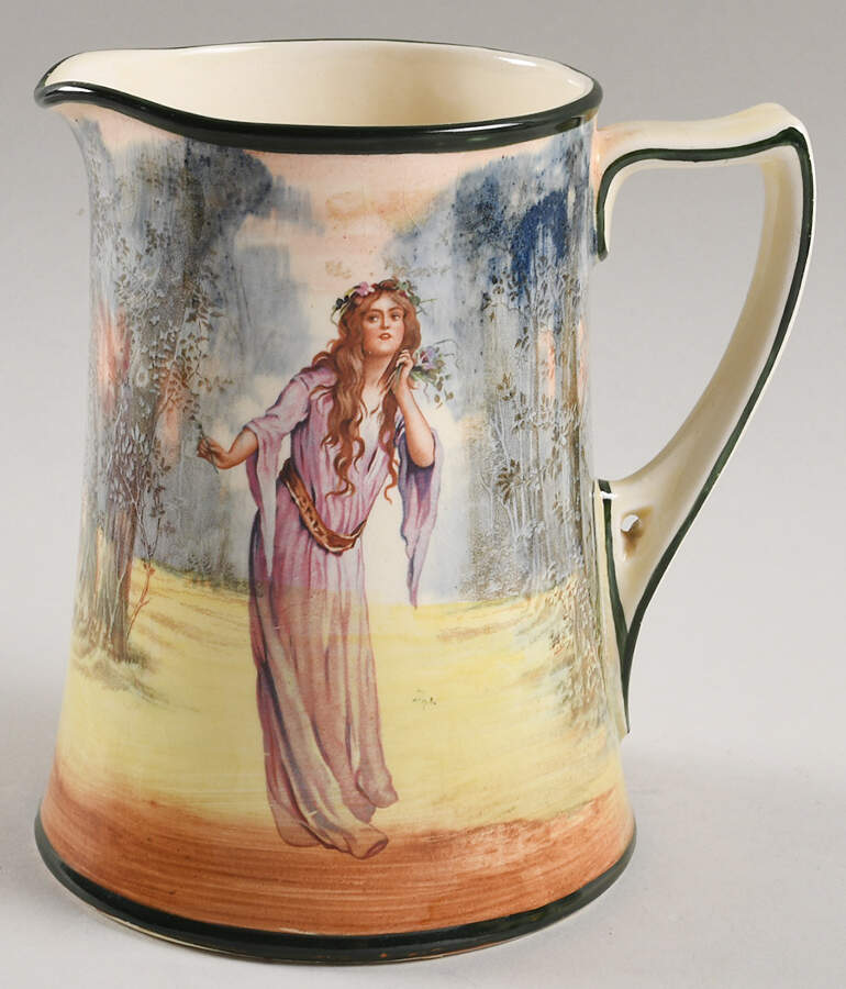 Shakespeare Series G (Earthenware) 32 Oz Pitcher by Royal Doulton-1