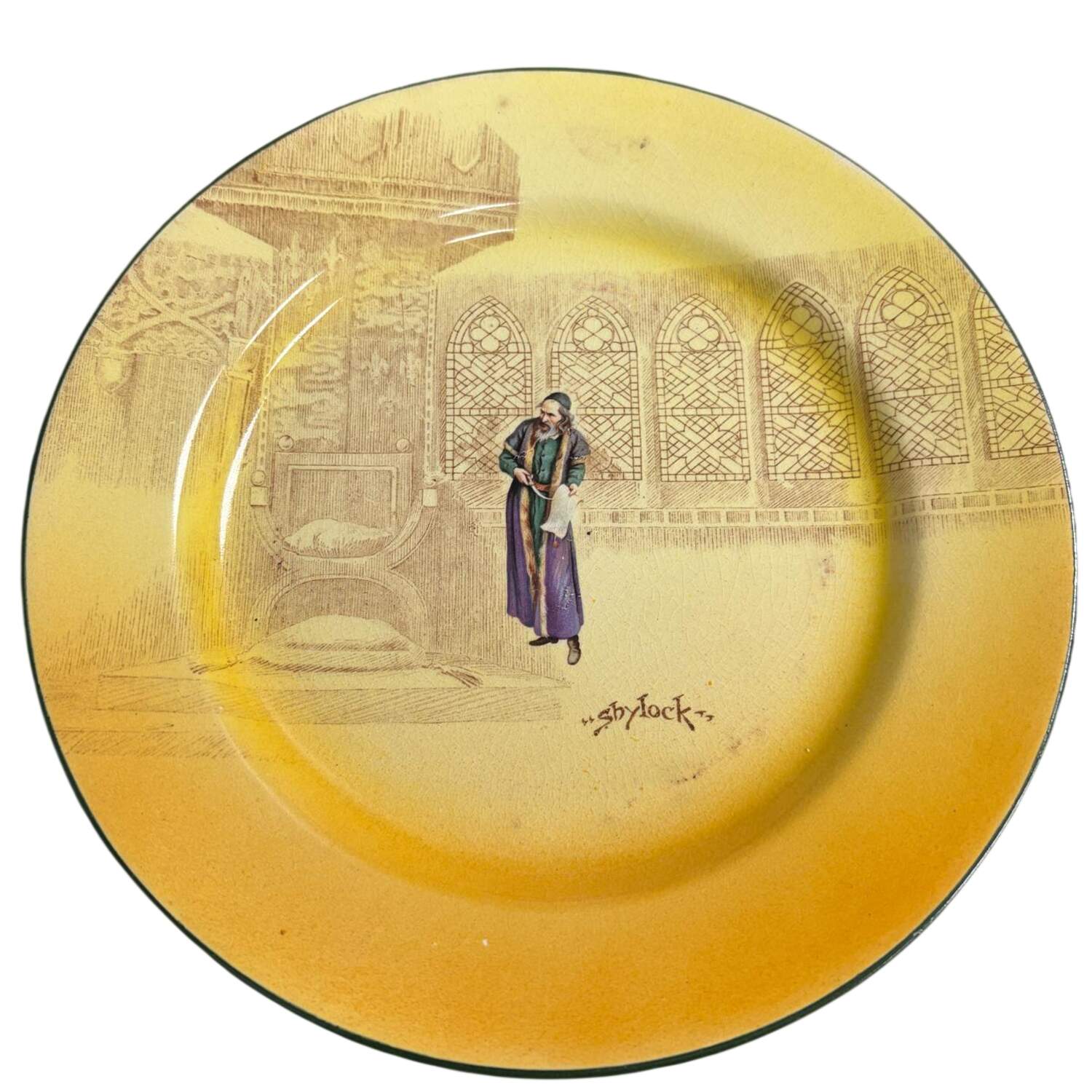 Shakespeare Series G (Earthenware) Salad Plate by Royal Doulton-1