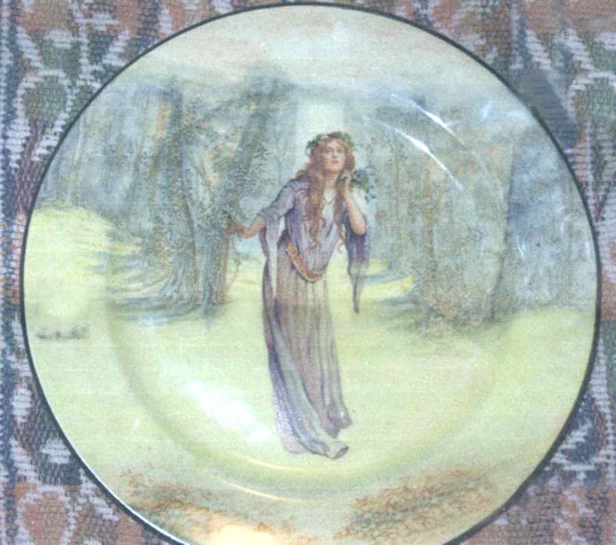 Shakespeare Series G (Earthenware) Dinner Plate by Royal Doulton-1