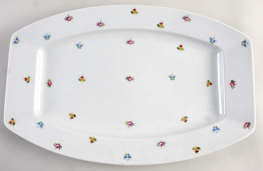 R1188 17" Oval Serving Platter by Rosenthal - Continental-1