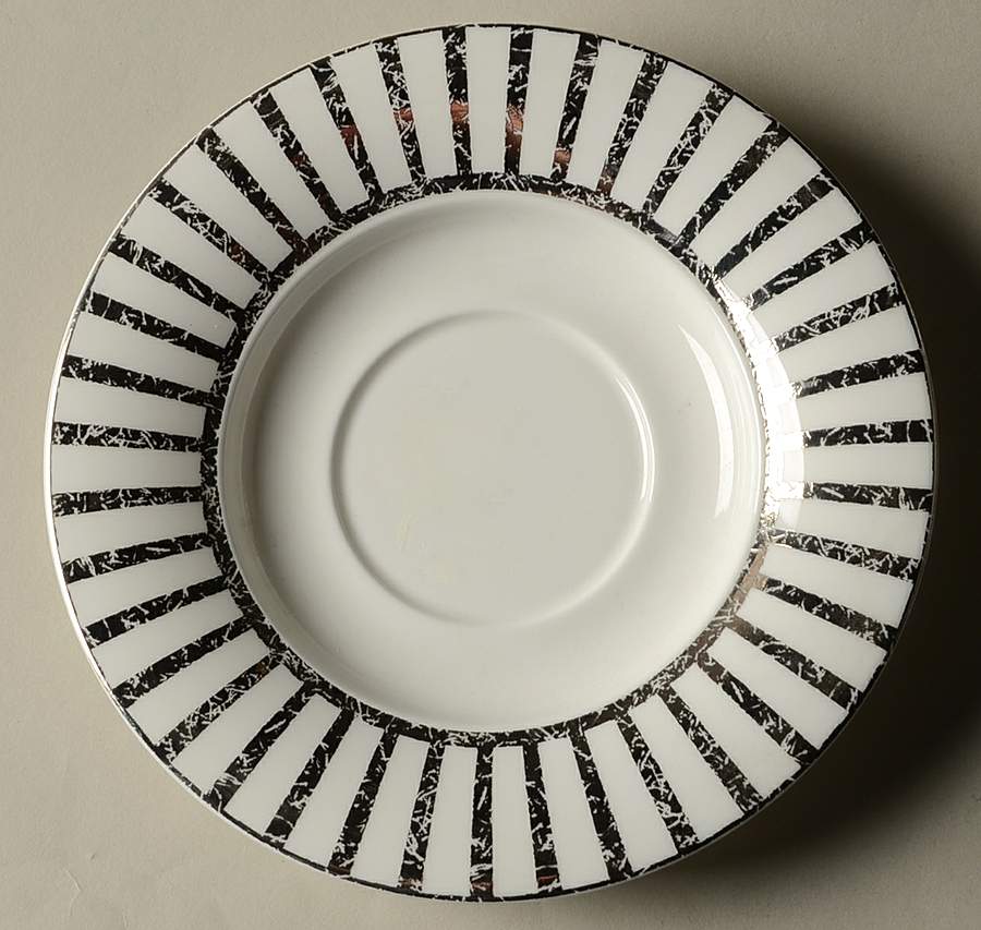 Jive Platinum Saucer by Royal Doulton-1