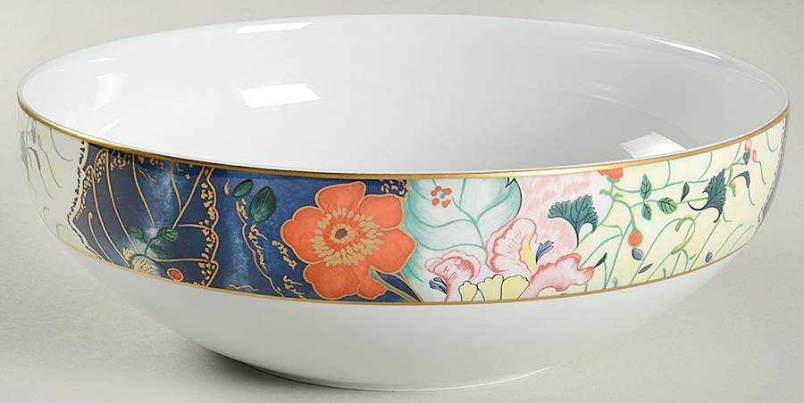 Jardin De Printemps 10" Large Salad Serving Bowl by Raynaud-1