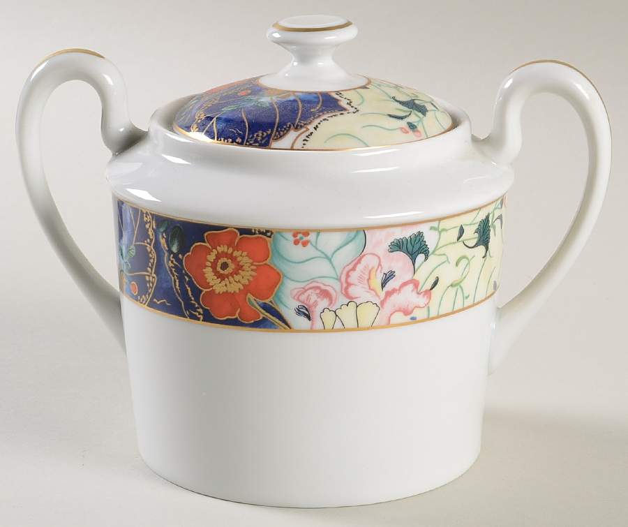 Jardin De Printemps Oversize Sugar Bowl & Lid by Raynaud-1