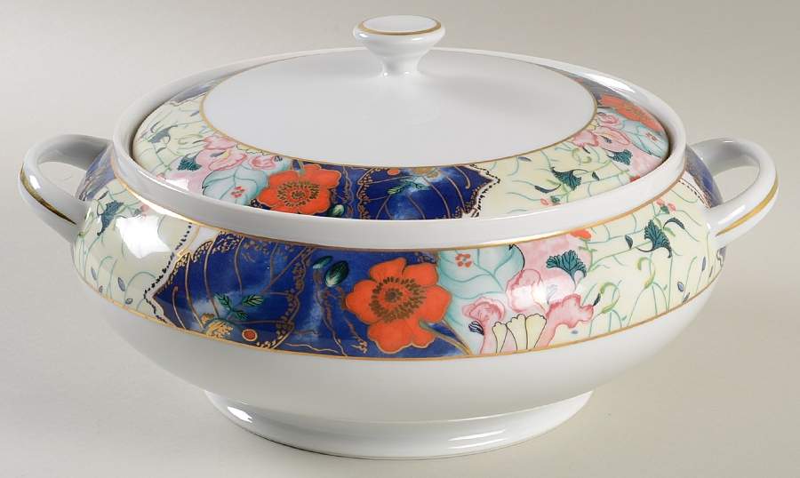 Jardin De Printemps Round Covered Vegetable by Raynaud-1