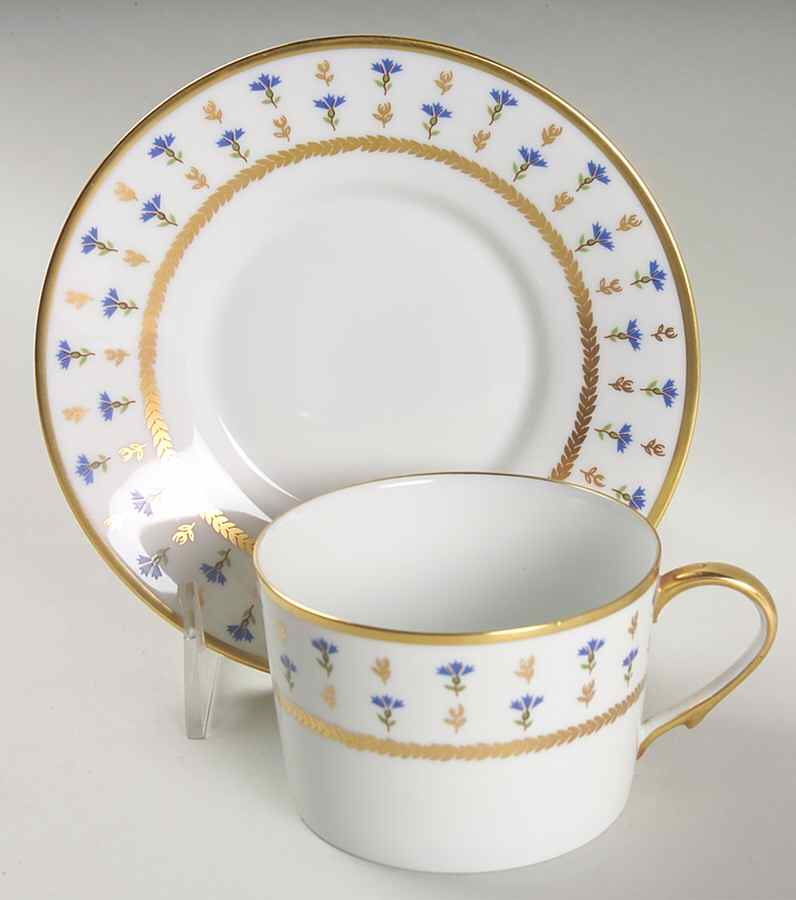 Vieux Nyon Nyon Flat Cup & Saucer Set by Raynaud-1