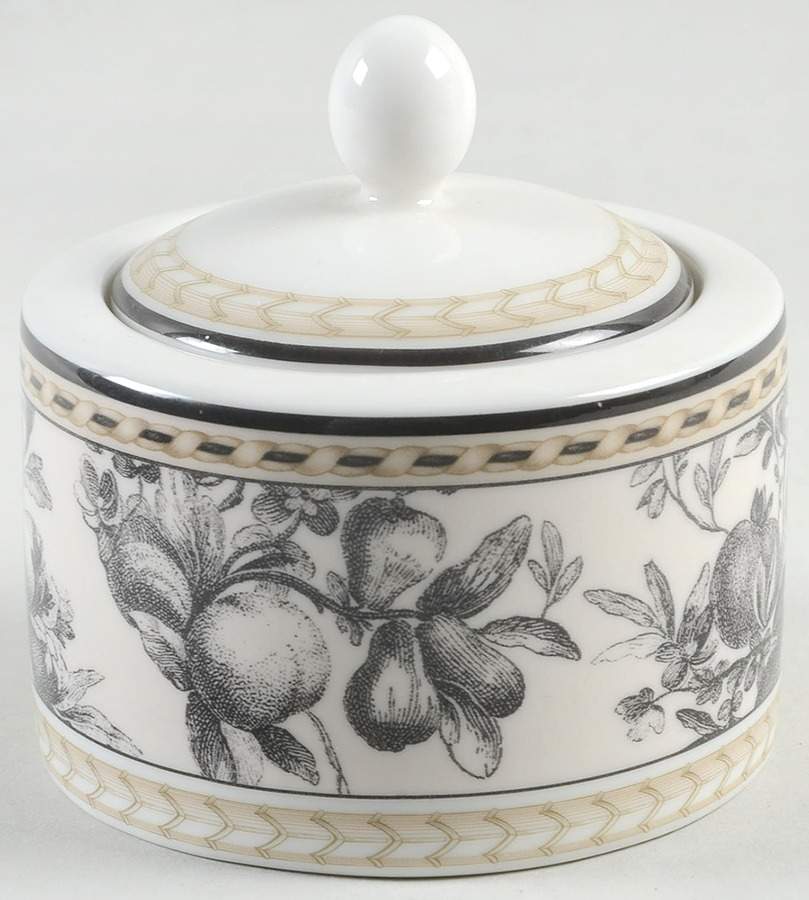 Provence Noir Sugar Bowl & Lid by Royal Doulton-1