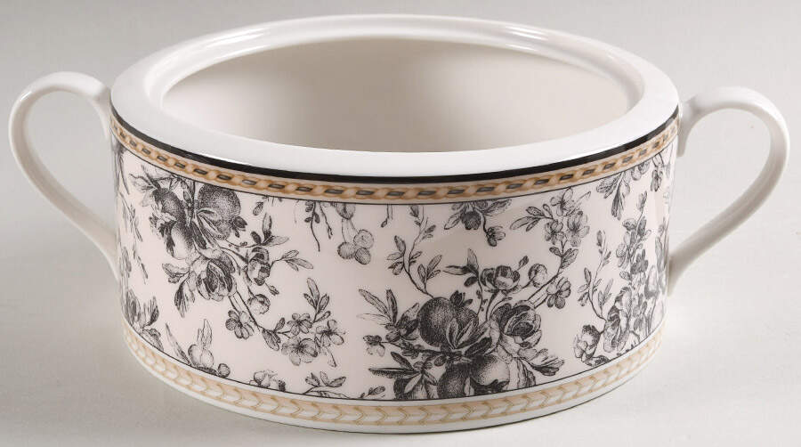 Provence Noir Round Vegetable No Lid by Royal Doulton-1