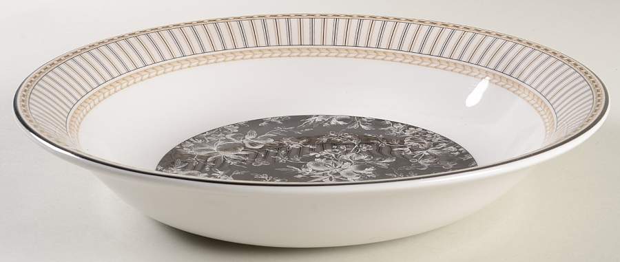Provence Noir 13" Pasta Serving Bowl by Royal Doulton-1